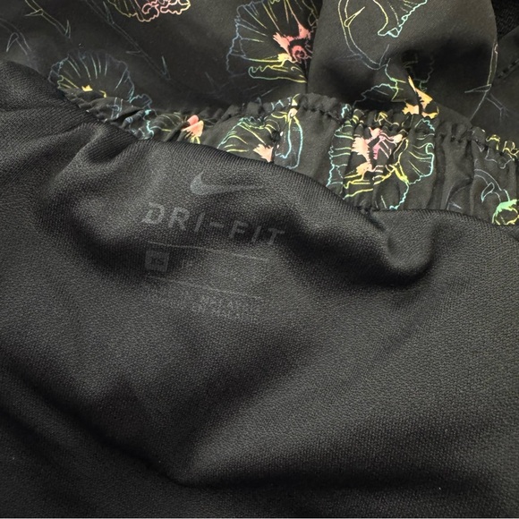 Nike Running Shorts 3” Lined Light Dri-Fit Women’s XS Black Floral High Waisted - Picture 6 of 12